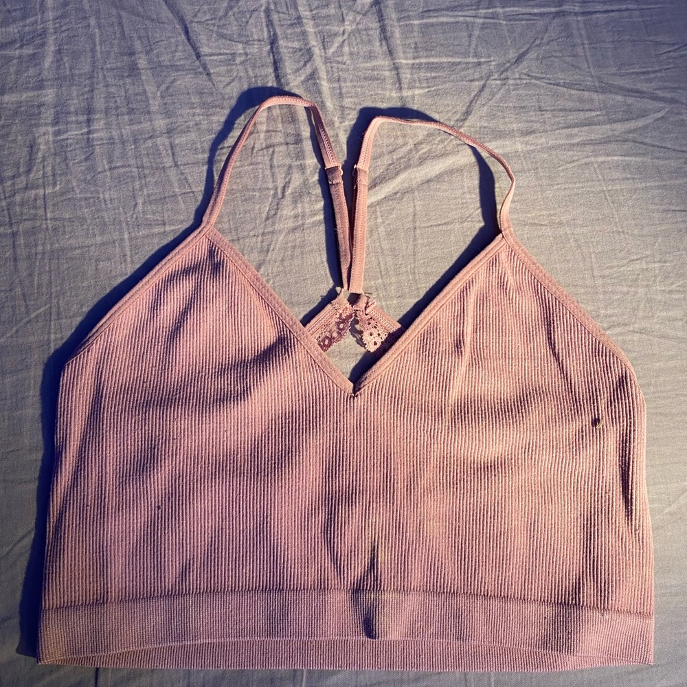 In peach color or red. Camisole
